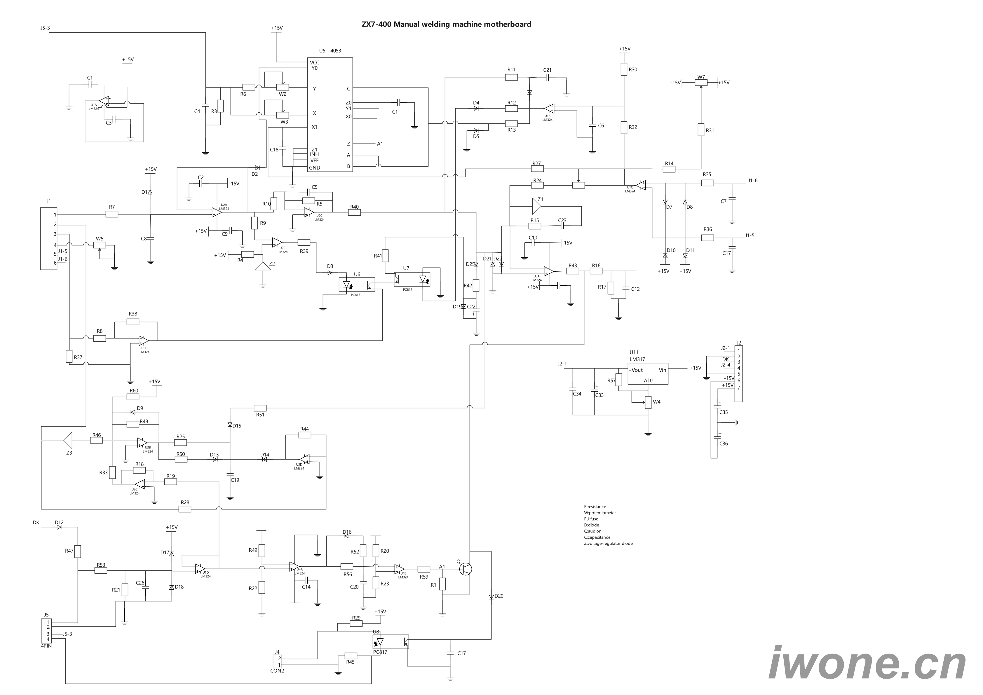 ZX7-400 Manuale instrumenti con arcus electricus pro matre tabula