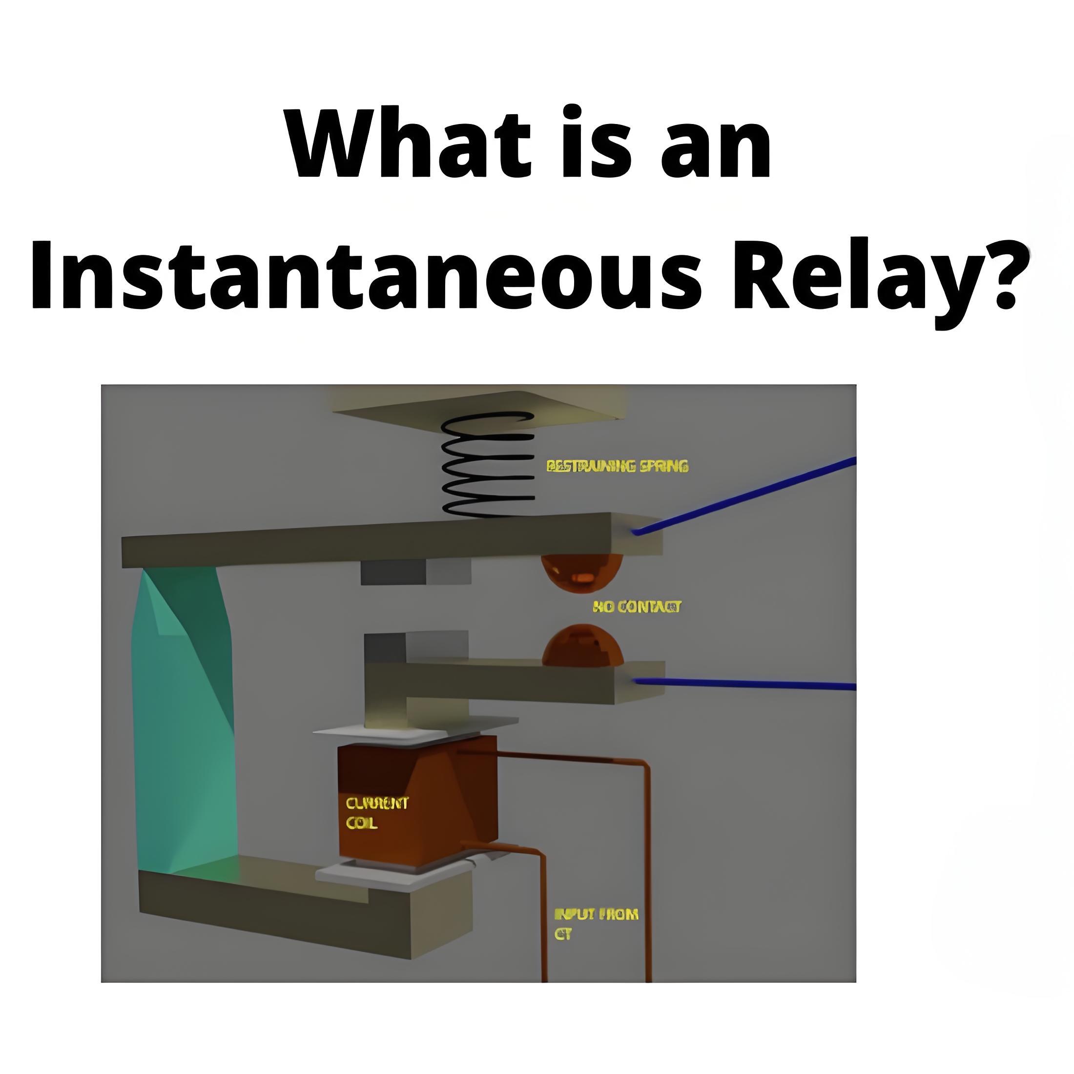 Qu'est-ce qu'un relais instantané
