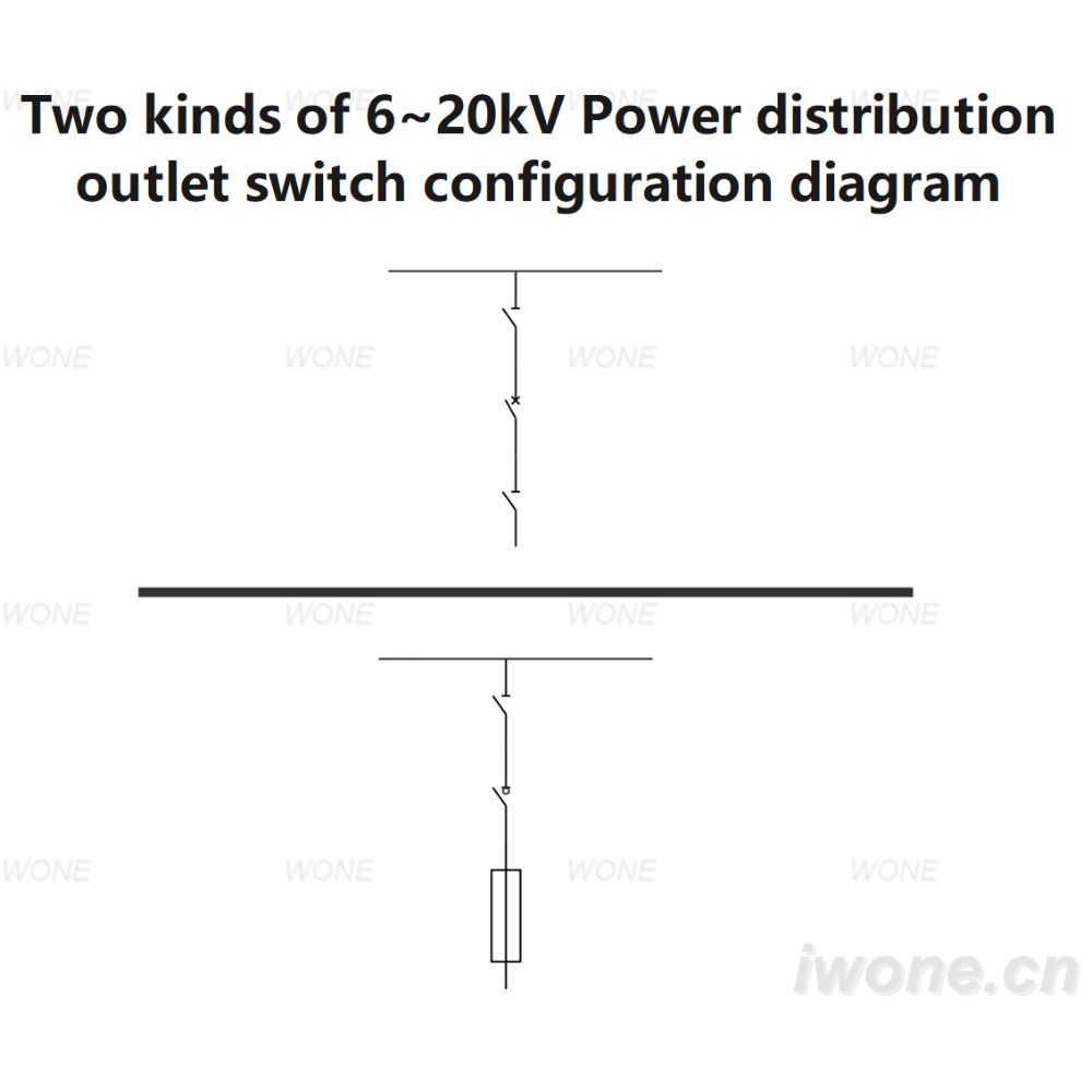 Dos tipus de diagrama de configuració de interruptor de distribució d'energia de 6~20kV