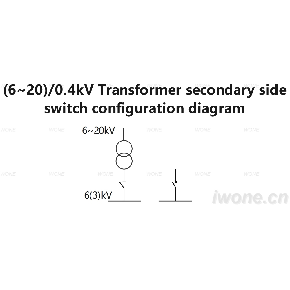 (6~20)/0,4kV Esquema de configuració dels interruptors al costat secundari del transformador