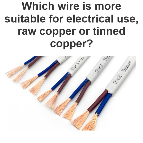 Welke draad is geschikter voor elektrisch gebruik, rauw koper of gelakt koper?