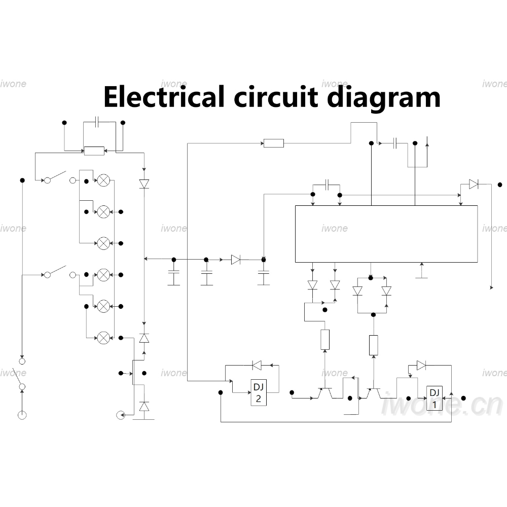 Elektromos áramkör rajz