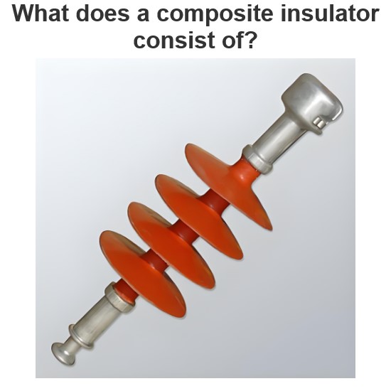 De quoi est composé un isolateur composite