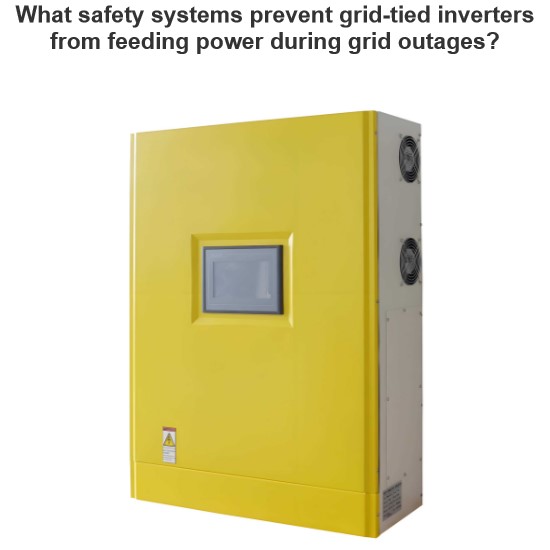 Sistem keamanan apa yang mencegah inverter terhubung jaringan menyuplai daya selama pemadaman jaringan