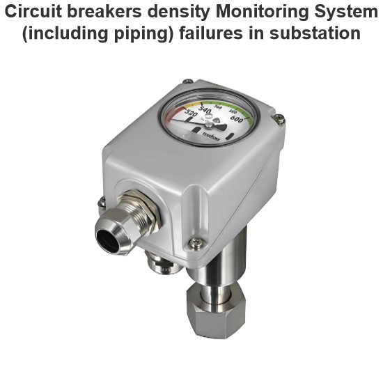 Circuit breakers density Monitoring System (including piping) failures in substation