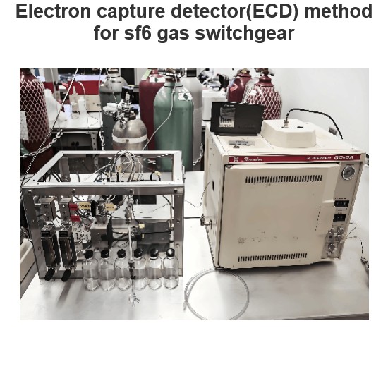 Electron capture detector(ECD) method for sf6 gas switchgear