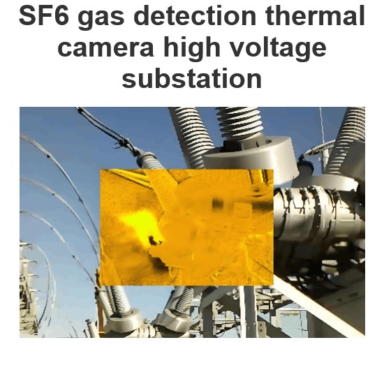 SF6 gas detection thermal camera high voltage substation