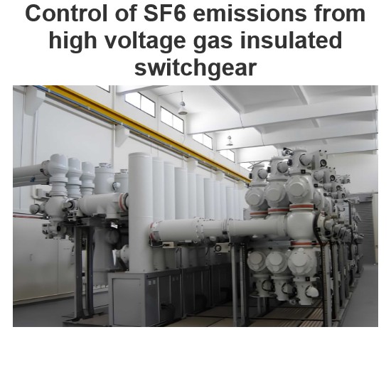 Contrôle des émissions de SF6 provenant des postes de transformation haute tension à isolation gazeuse