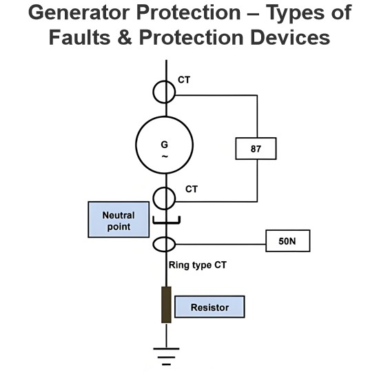 Protezione del Generatore – Tipi di Guasti e Dispositivi di Protezione