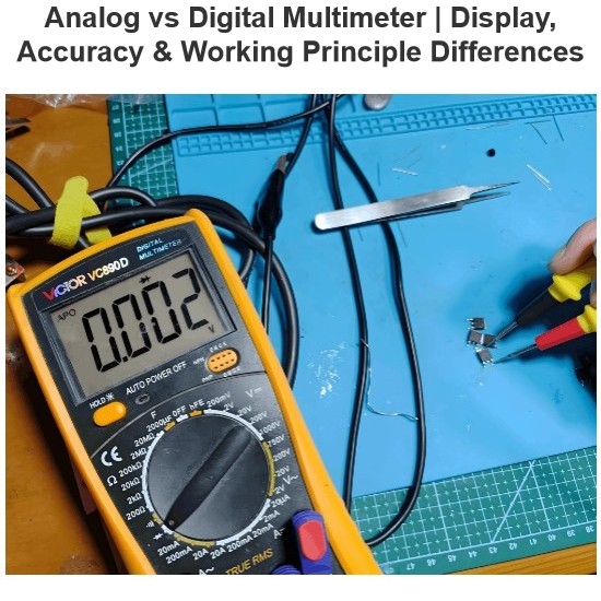Analog ve Dijital Çoklu Ölçüm Cihazı | Görüntüleme Açısından Farkları Doğruluk ve Çalışma Prensibi