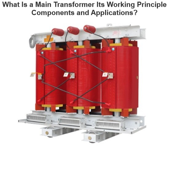 What Is a Main Transformer Its Working Principle Components and Applications?