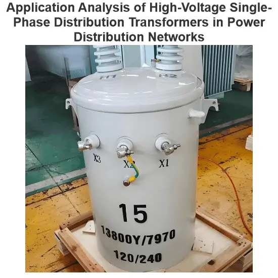 Application Analysis of High-Voltage Single-Phase Distribution Transformers in Power Distribution Networks