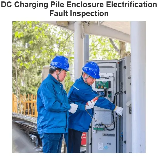 Pemeriksaan Kegagalan Elektrifikasi Kotak Penyimpanan Pile Pengisian DC