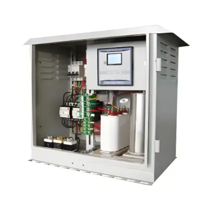 Detailed Solution for Reactive Power Compensation with High-Capacity Collection and Low-Capacity Compensation