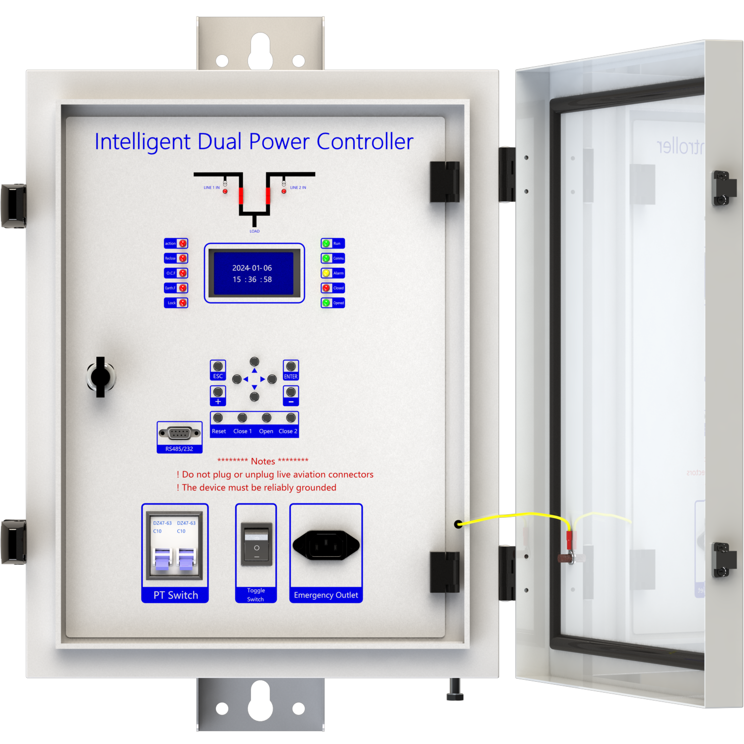 Intelligent Dual Power Controller used manual