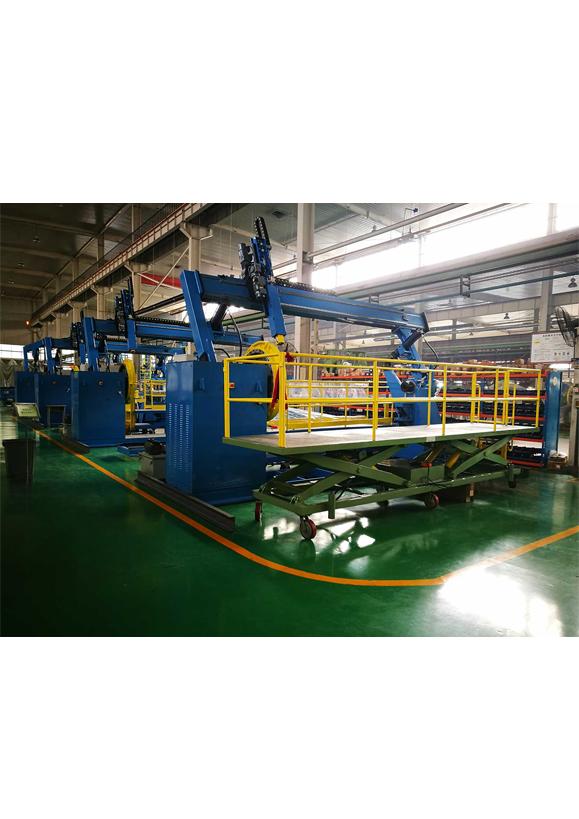 Horizontal winding machine