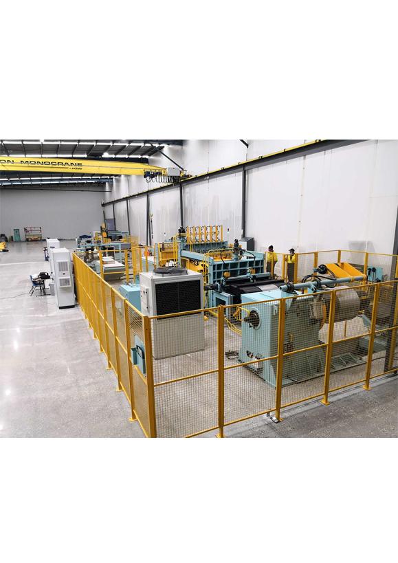Corrugated tank forming and welding machine