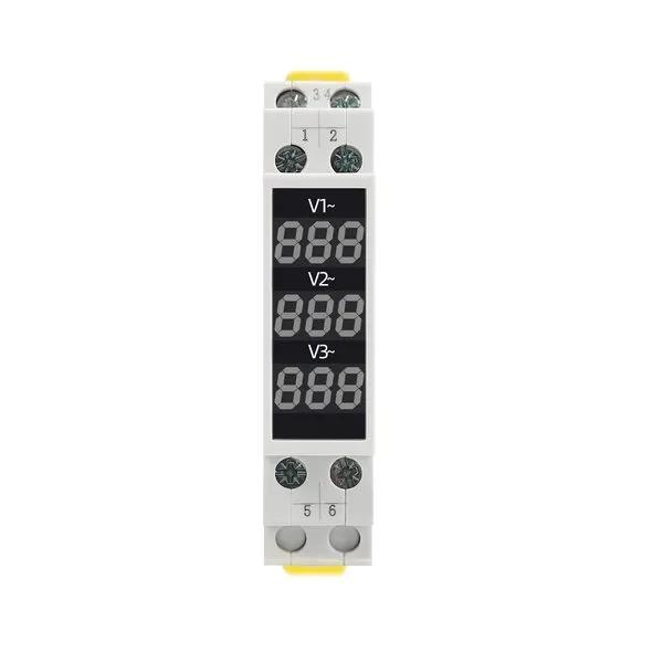 Rail type digital display meter