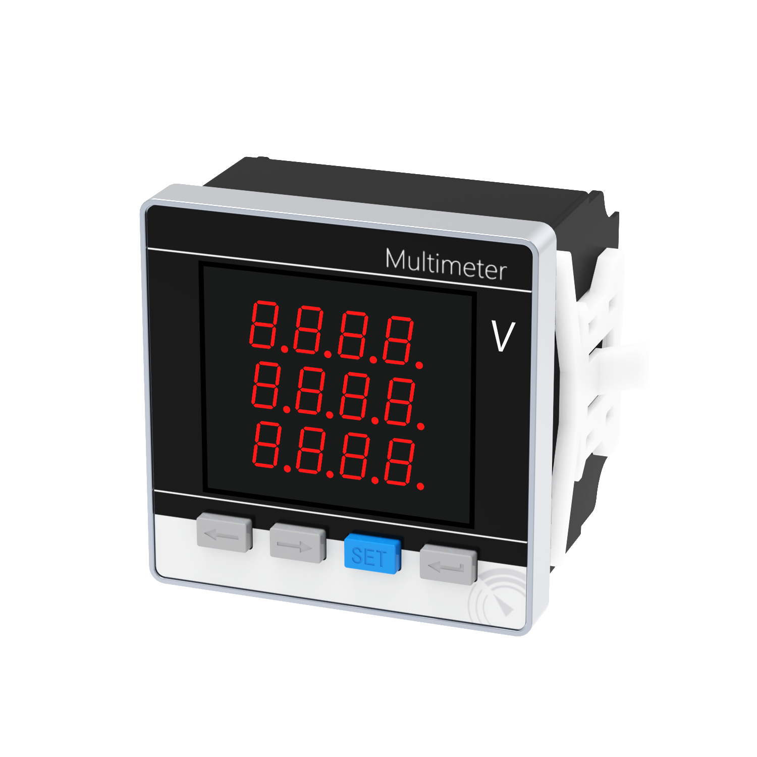 Digital three-phase voltmeter