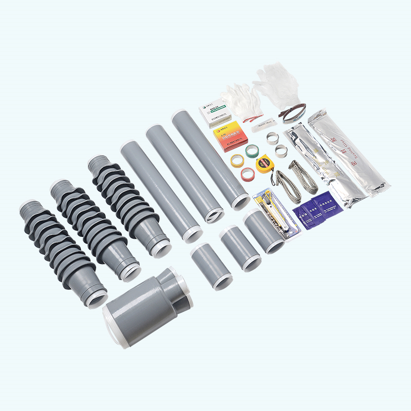 Cold shrinkable outdoor terminal kit