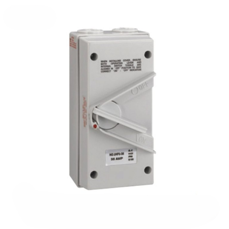 UKF Isolation Switch Waterproof Enclosed Isolator Switch Box Outdoor Use