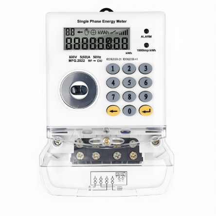 Single Phase Prepayment Smart Energy Meters with Wifi Communication