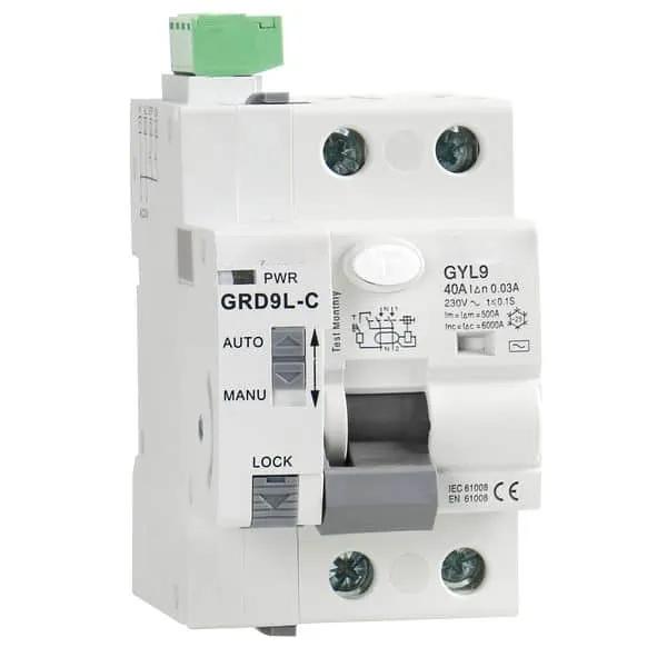 GRD9L-C+GYL9 2P RCCB Auto Recloser