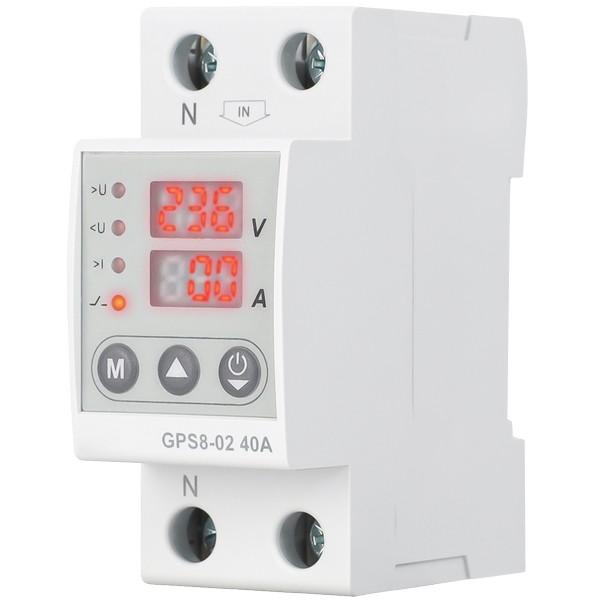 GPS8-02 Over Voltage Protector with Over voltage, Under Voltage and Over Current Functions