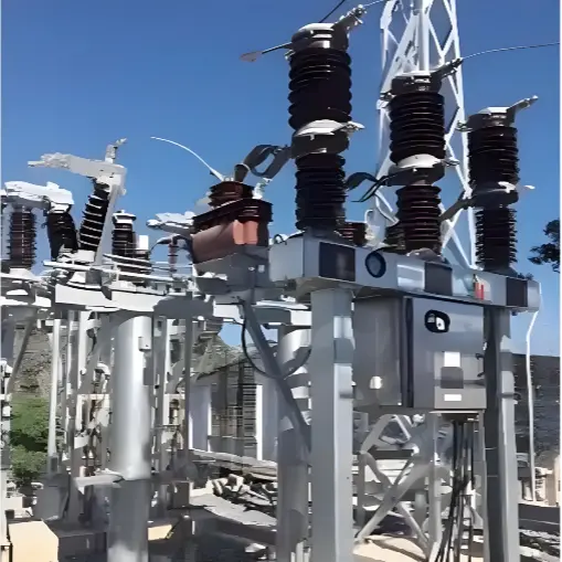 HV Live tank SF6 gas circuit breaker 52kV 