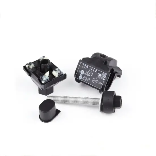 Aerial Electrical Fitting TTD151F weatherproof UV black thermoplastic insulation piercing connector
