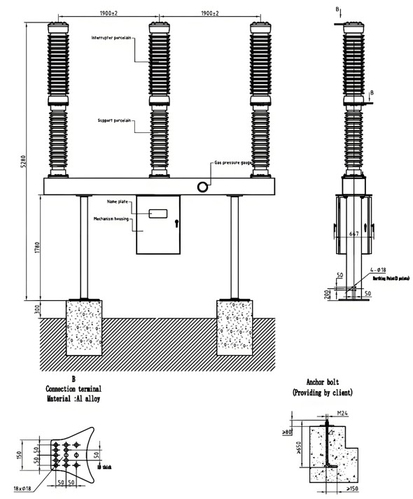 170kV RHB type Live tank SF6 gas circuit breaker.jpg 170kV RHB type Live tank SF6 gas circuit breaker.jpg