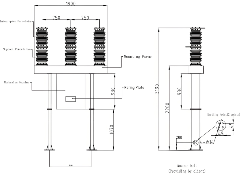 RHB type Live tank SF6 gas circuit breaker.png RHB type Live tank SF6 gas circuit breaker.png