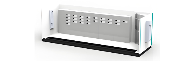 Design scheme of rack-mounted structure for prefabricated cabin-type secondary combined equipment in 220kV substation
