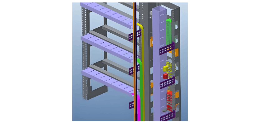 Design scheme of rack-mounted structure for prefabricated cabin-type secondary combined equipment in 220kV substation