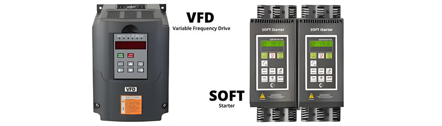 Yumuşak Başlatıcı ve VFD (Değişken Frekanslı Sürücü) Arasındaki Fark