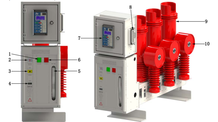 Indoor fixed lateral type vacuum circuit break 12...24 kV, 630...1250A, 12...25 kA