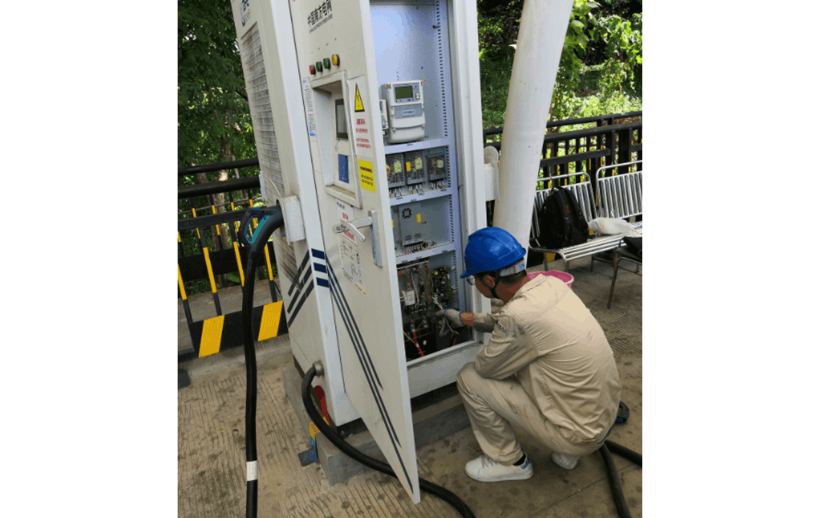 DC Charging Pile Enclosure Electrification Fault Inspection
