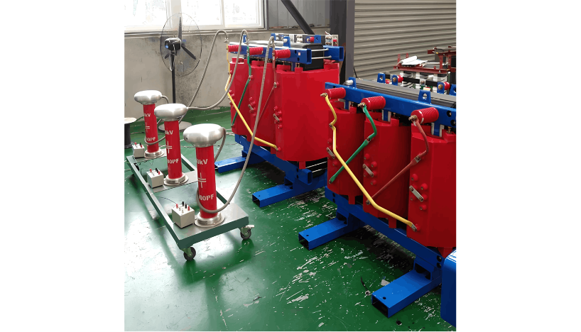 What tests are required for dry-type transformers?