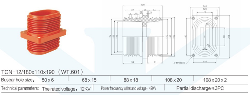 Switchgear Insulating Bushing