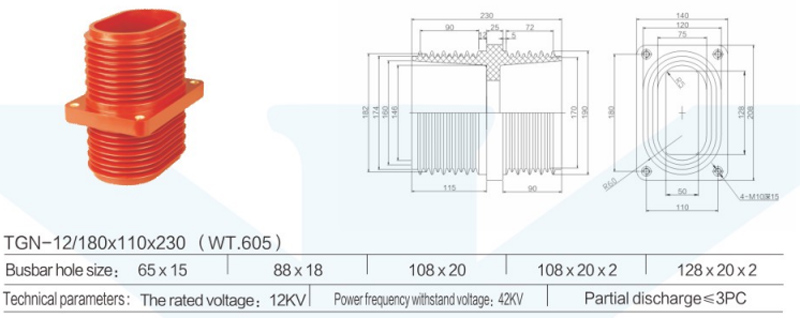 Switchgear Insulating Bushing
