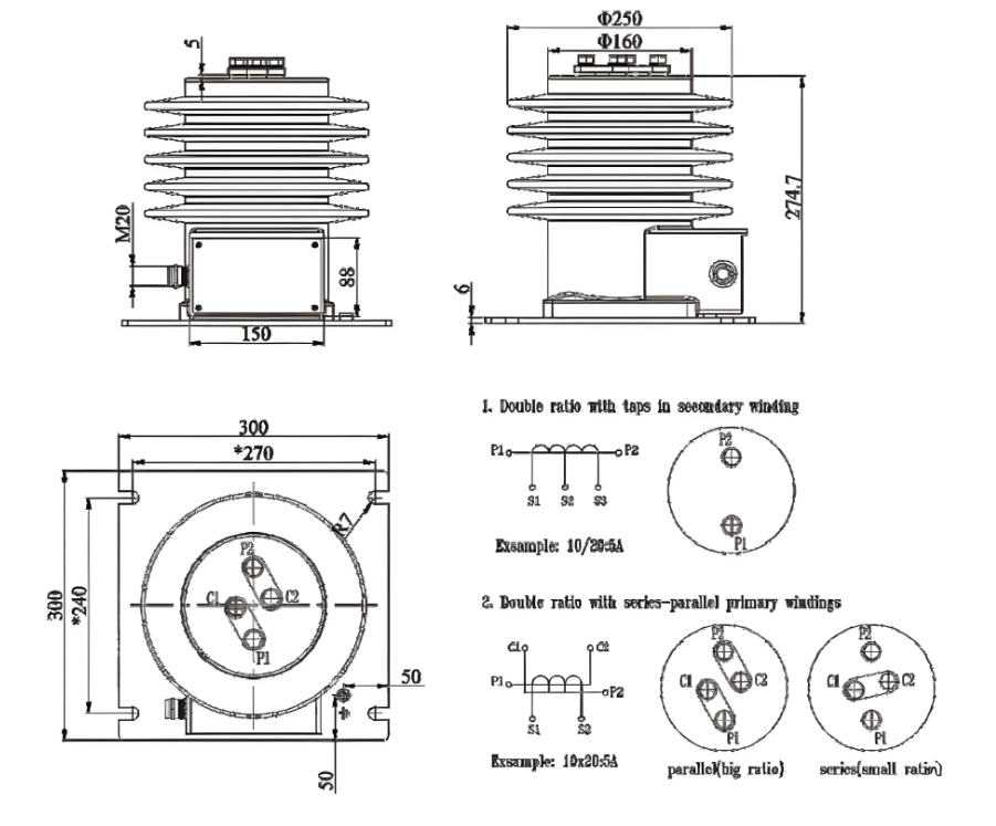 LZZW2-17.5 Current Transformer
