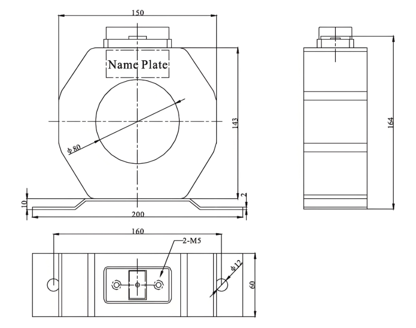 LMZW-0.72 Outdoor Current Transformer