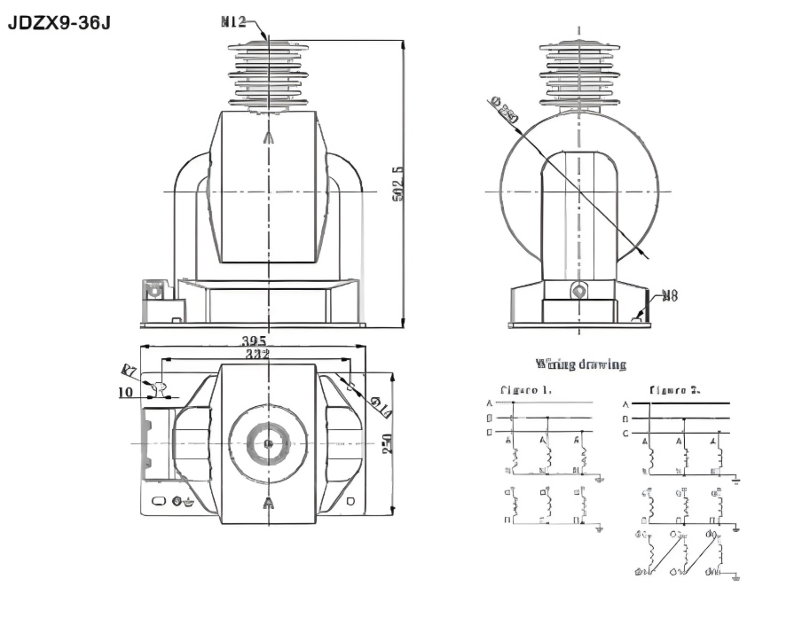 JDZX9-36 36kV Indoor Single-Phase voltage transformer