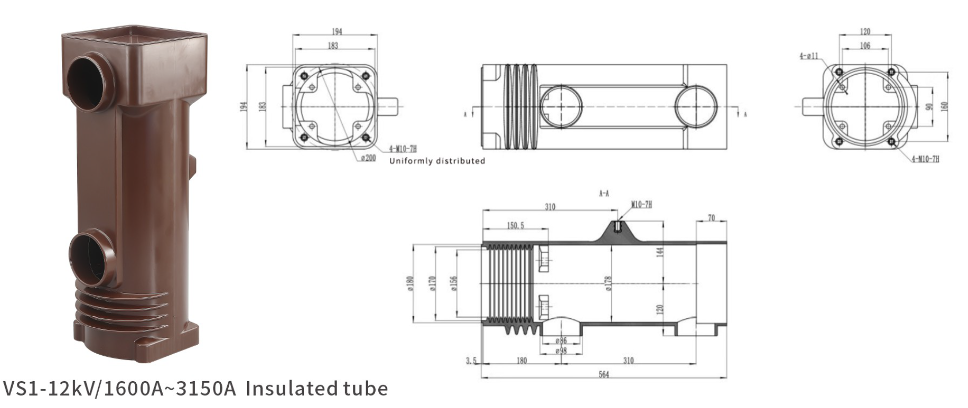 Tube isolé