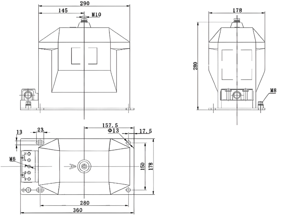 Trasformatore di tensione JDZX10-17.5 JDZX10-24
