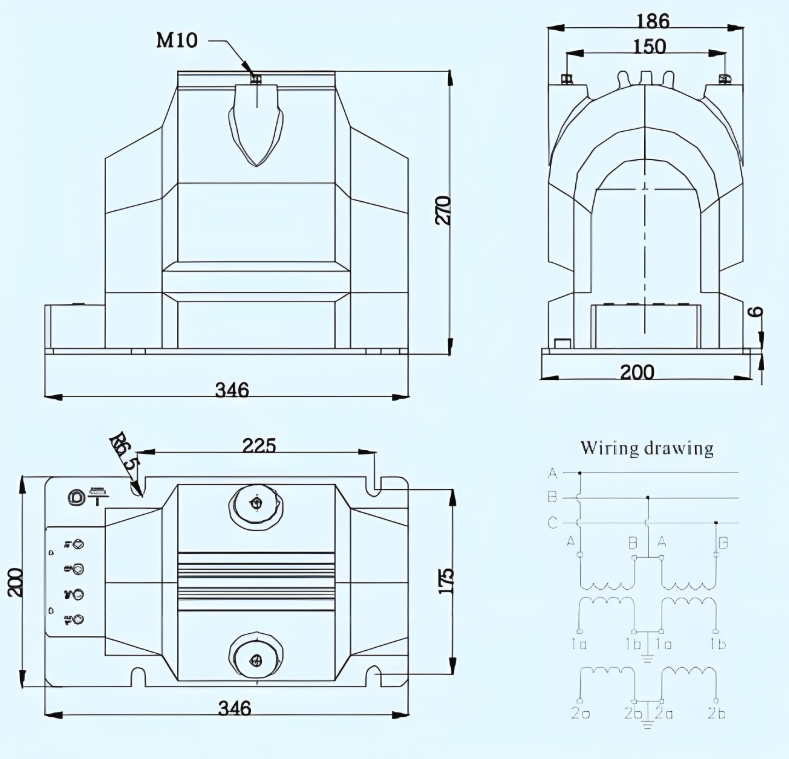 JDZ11-12A 12kV Indoor Single-Phase Voltage Transformer