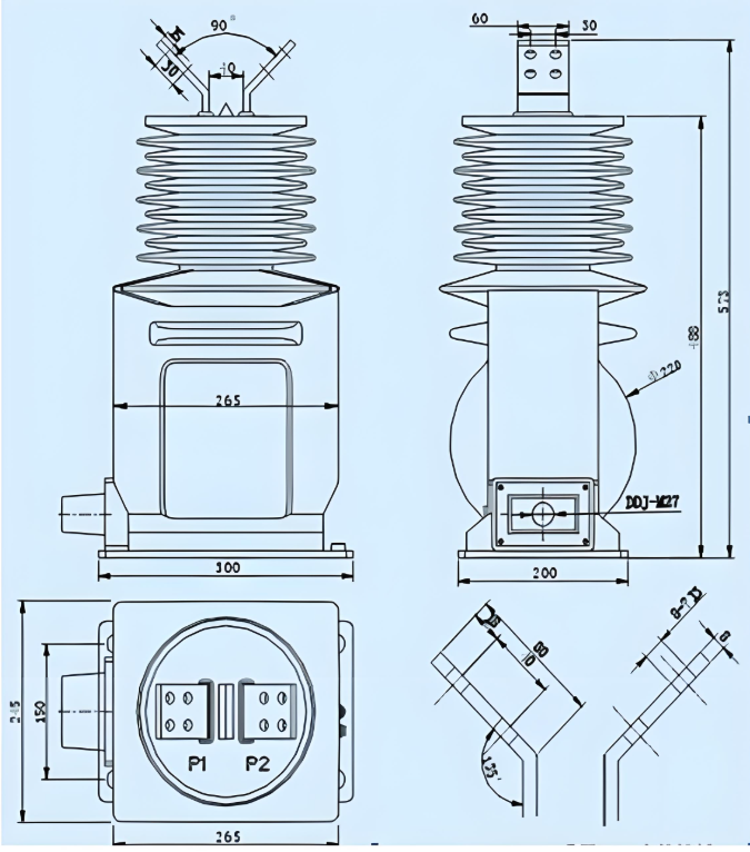 CYECT2-36W Electronic Current Transformers