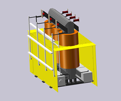 Transformers for dry shore power supply