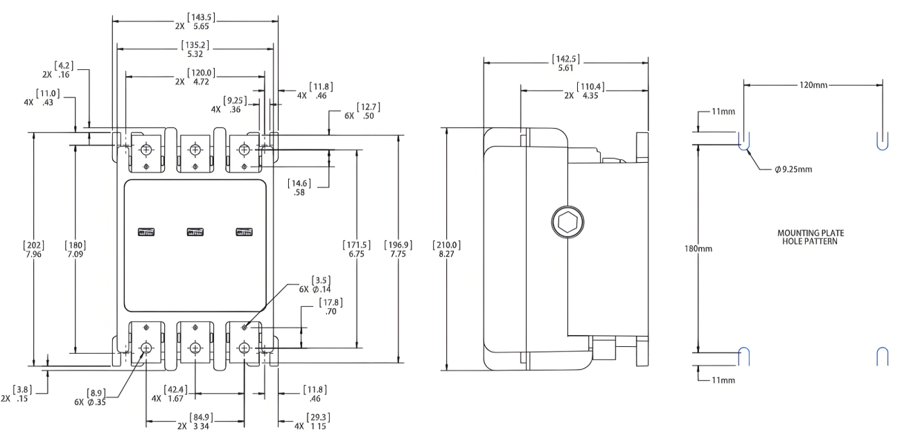 CV Serie 1140V/300A Contattore a Vuoto a Bassa Tensione