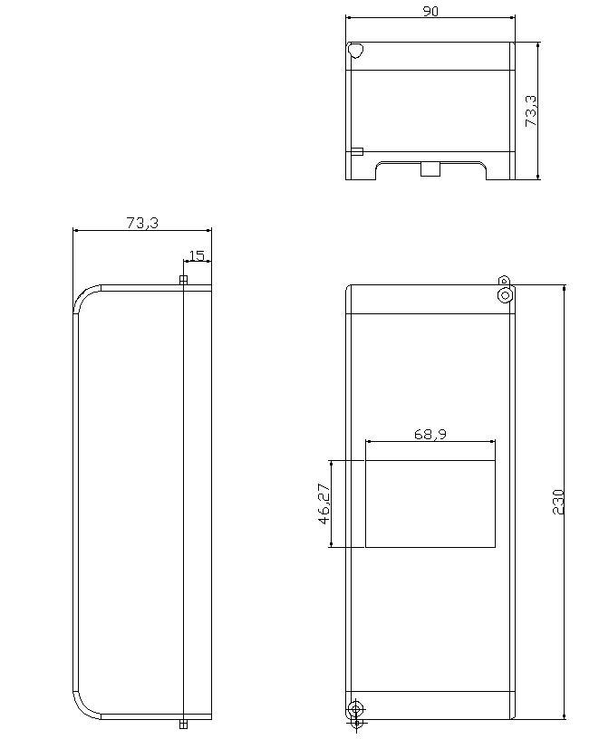 Flame-retardant distribution box